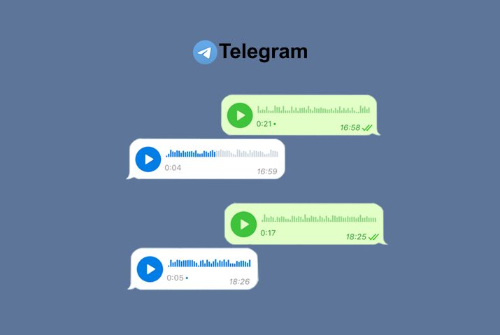 Send Voice Message on Telegram